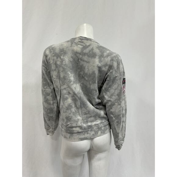 Mother 'The Drop' Gray Crew Neck Square Graphic Sweatshirt Size XS - Picture 3 of 5